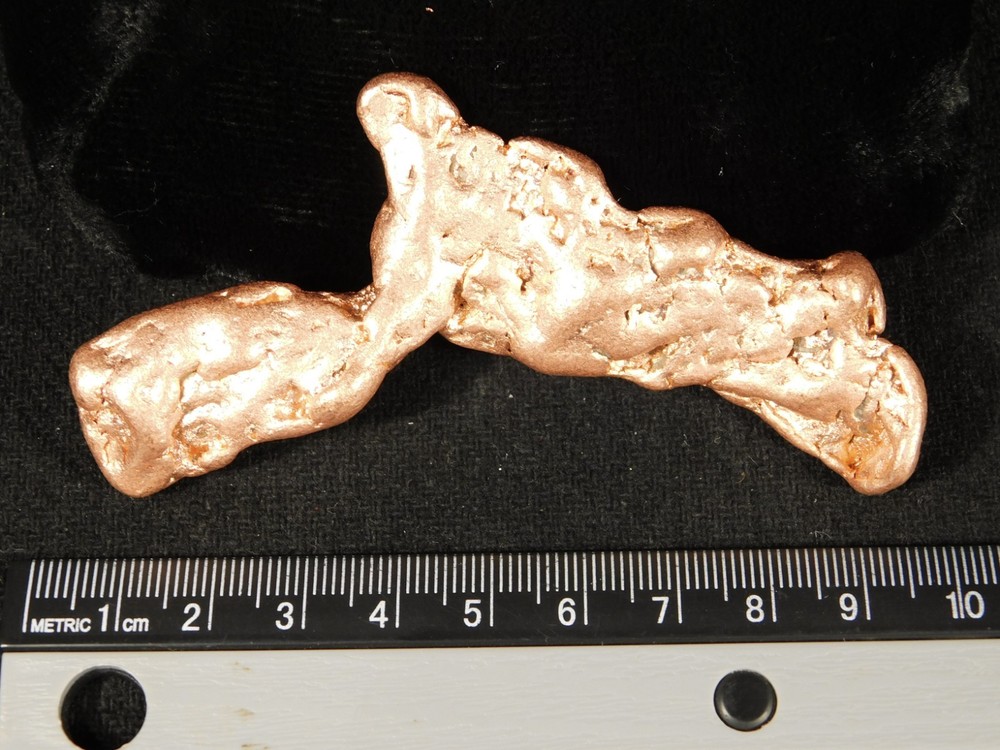 Big! Heavy Solid COPPER NUGGET or Native Copper Float Michigan 91.0gr
