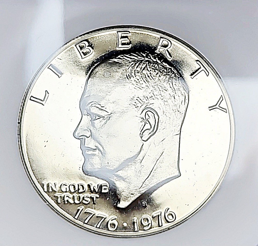 1976-S Silver Eisenhower Dollar Type 2 Clad PR70 DCAM