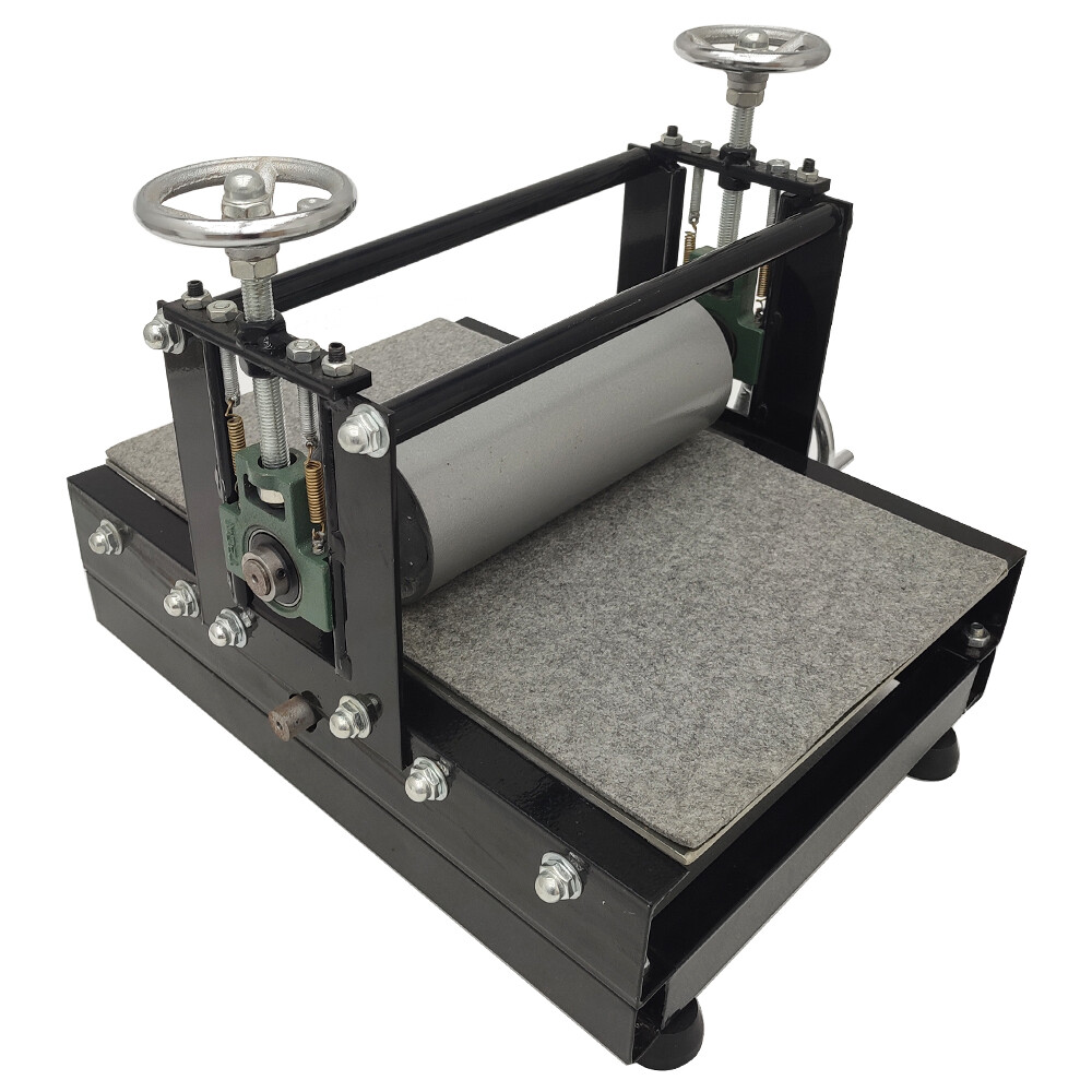 New Adjustable Slab Roller 30x50cm Portable Press Printmaking Machine No Reduce