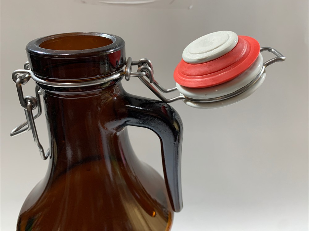 VAIL Brewing co Empty 2 L Amber Beer Bottle w Cap , EMPTY BOTTLE