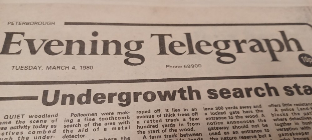 Peterbrough Evening Telegraph March 4, 1980