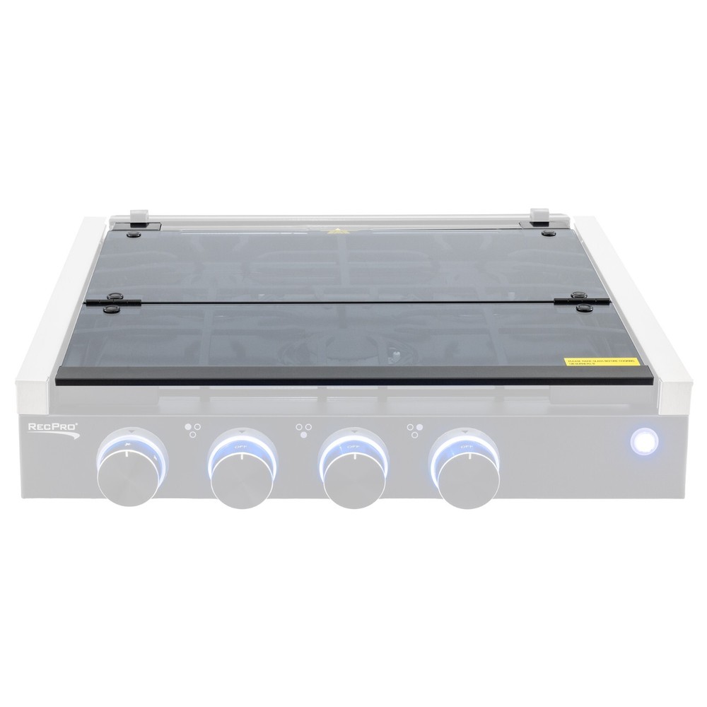 RecPro RV Glass Top for Three Burner Cooktop | Replacement for RecPro, Greystone