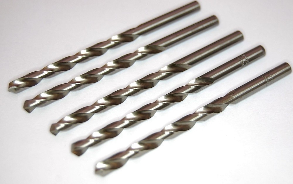 5 X HSS DRILL BIT 7.7 MM PRECISION GROUND QUALITY DRILLS