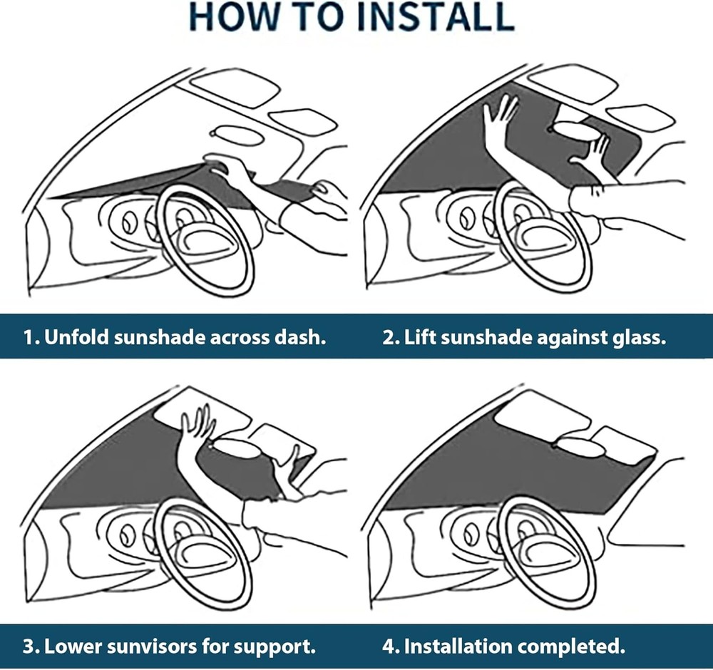 Marvel Venom Front Windshield Accordion Folding Sunshade