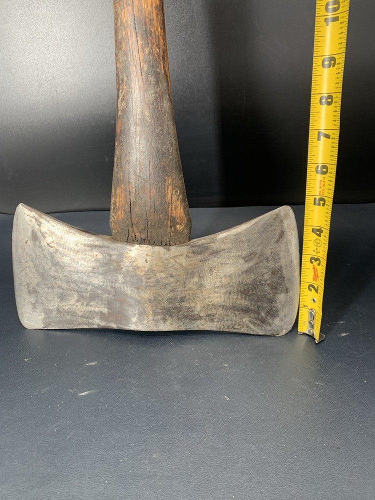Vintage PLUMB #4 Pound Double Bit Axe Still Solid Fit, Axe Head Not Loose.