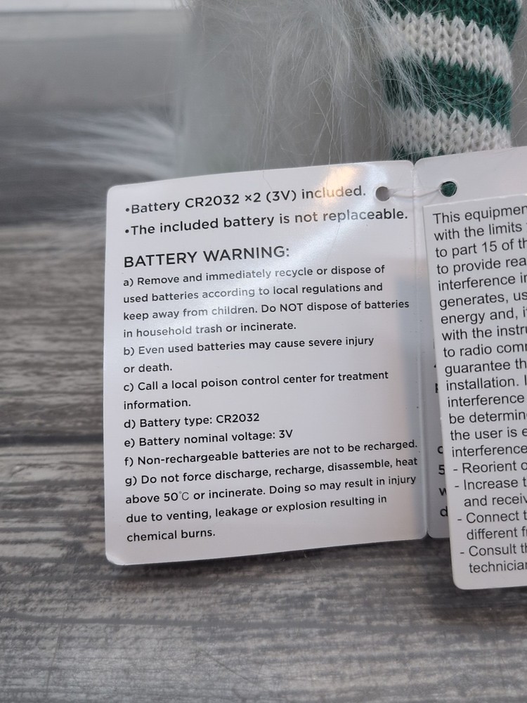 Sparkly Sequin Green Light Up Gnome [72]