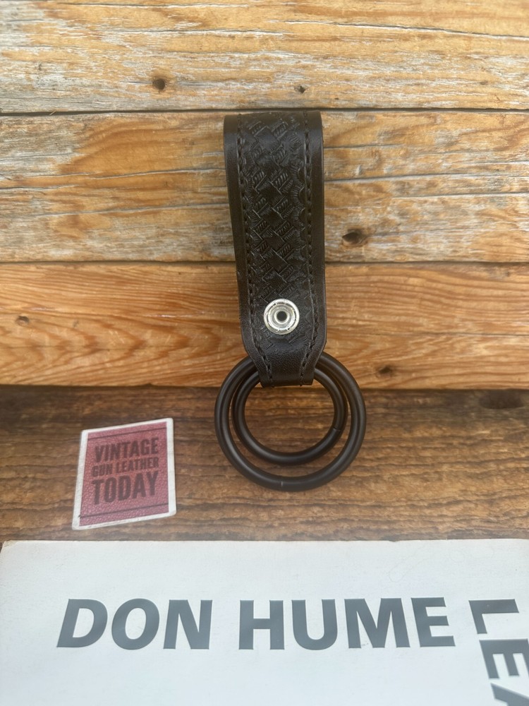 Don Hume Black Hardware Basket Baton Ring Flashlight iHolder 1 1/2" 2" Diameter