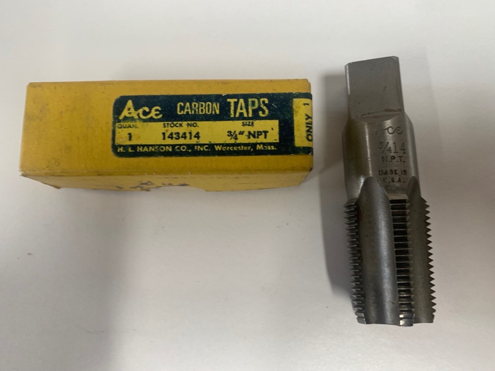 Ace Hanson 3/4” NPT Pipe Thread Tap Gently Used (A5)