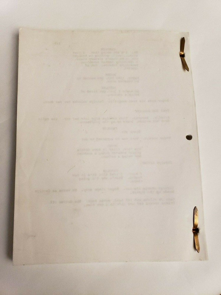 MAD FOR YOU / Paul Koval 1992 Unproduced Movie Script Screenplay, First Draft