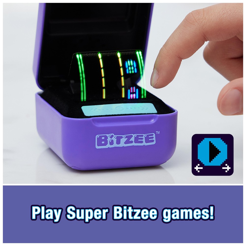 Bitze Interactive Toy Digital Pet and Case with 15 Animals Inside React to T...