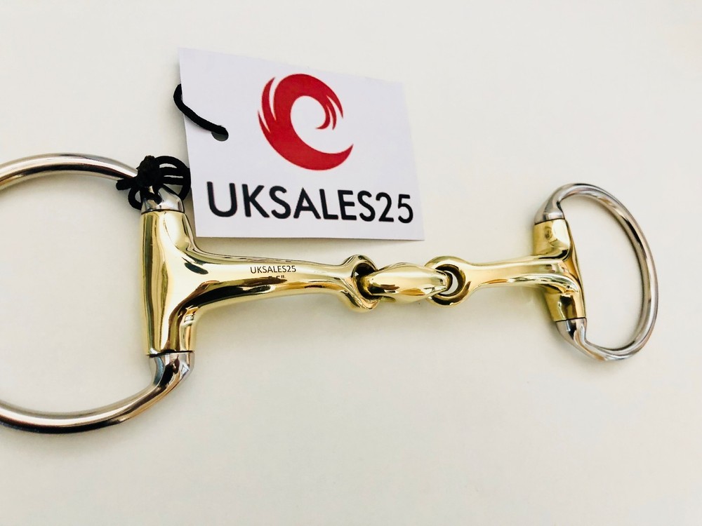 EggButt Snaffle Bit Curved MP with Lozenge (UKSALES25®) *SAME DAY DISPATCH*