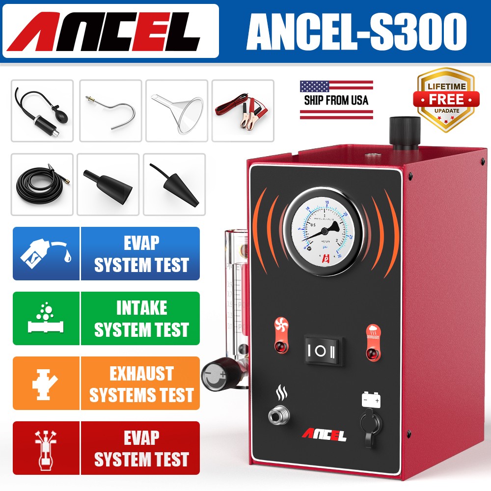 Automotive EVAP Smoke Leak Detector Machine Pipe System Vacuum Diagnostic Tool