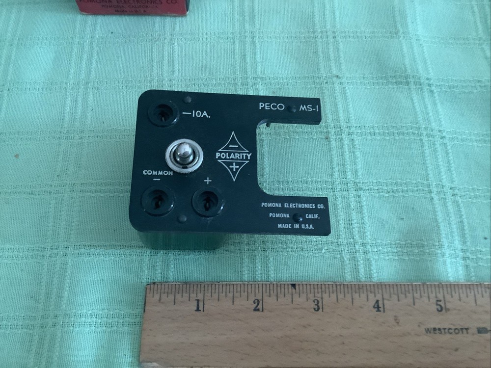 PECO MS-1 Meter Reversing Polarity Switch Use With Simpson 260 Meter