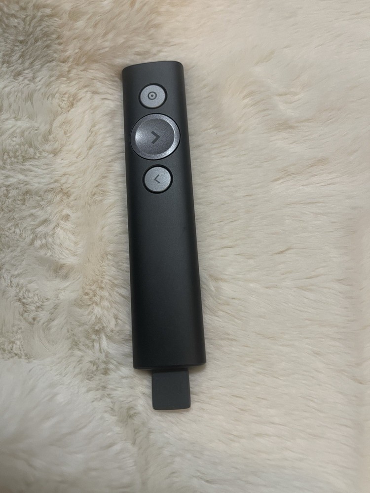 Logitech Spotlight Wireless Pointer Remote Control Black