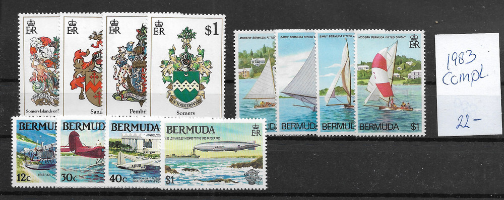 BERMUDA @  YEAR 1983 COMPLETE MNH  NICE PRICED @GB2155