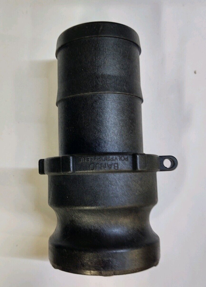 200E BANJO CAM LEVER COUPLING-BLACK POLYPROPYLENE