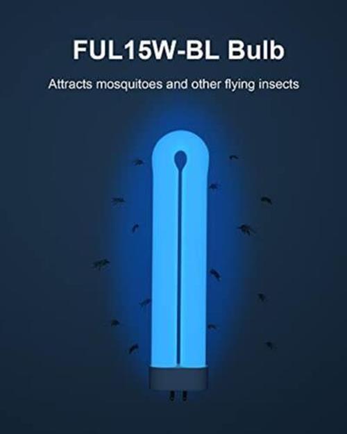 Bug Zapper Light Bulb Replacement for 15W Bug Zapper with 4-Pin Base, Ful