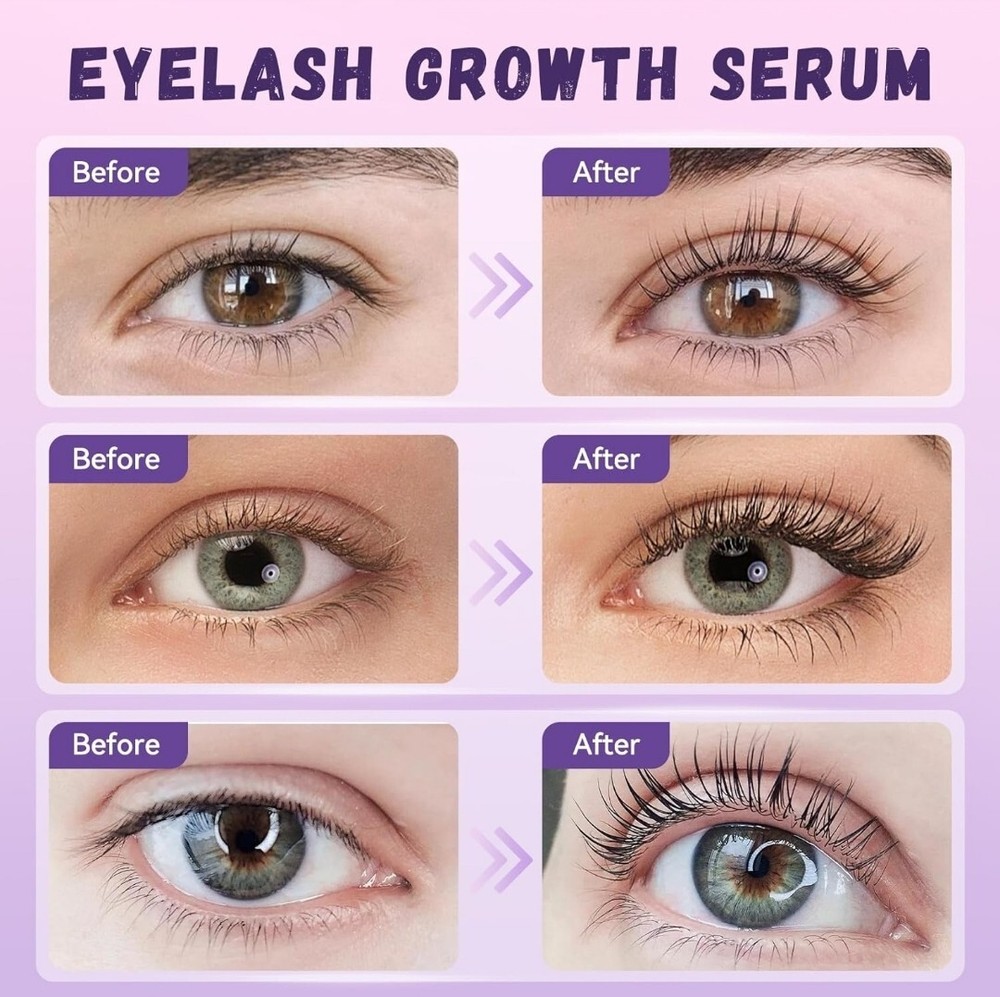 Eyelash Serum for Longer Thicker Fuller Lashes Lashes