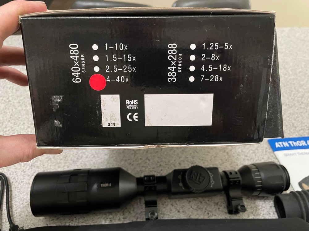 ATN Thor 4 640 4-40x Thermal Scope