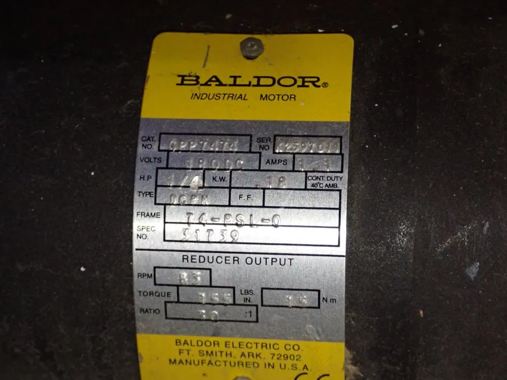 BALDOR ELECTRICAL COMPONENTS/MOTOR 12251240005