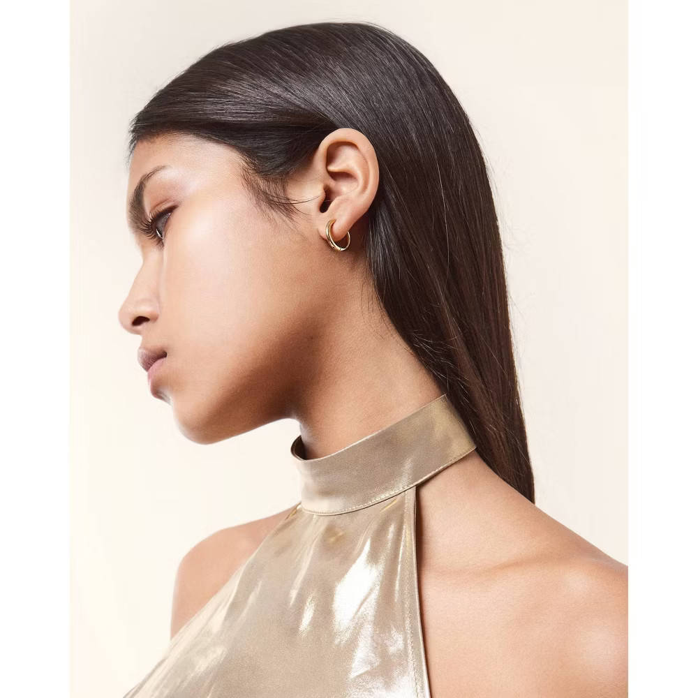 Hey Harper Waterproof Small Hoop Earrings - Gold