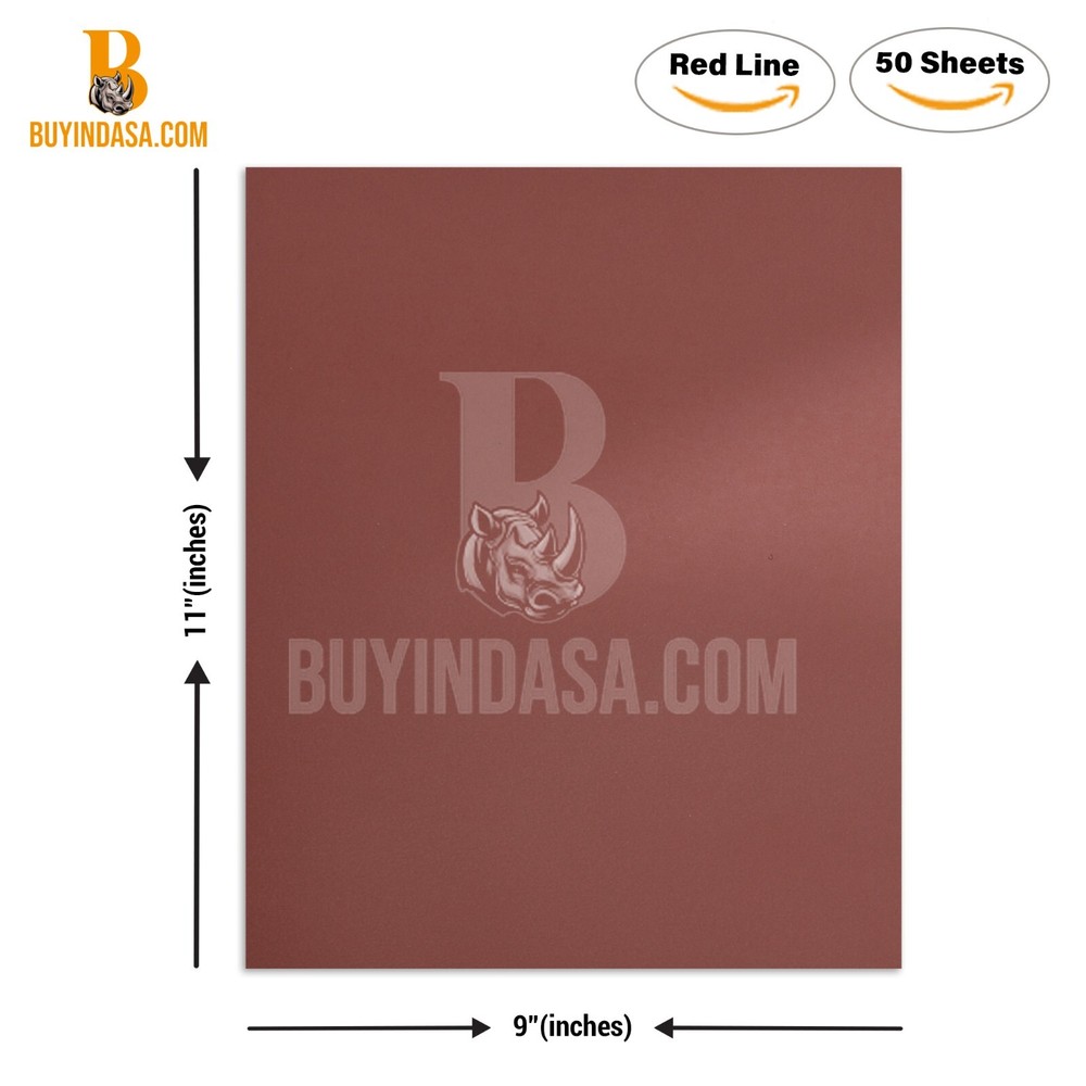 Indasa 50 PCS Full Sheets 9"x11" Wet & Dry Sanding Sheets, 60 - 2500 Range