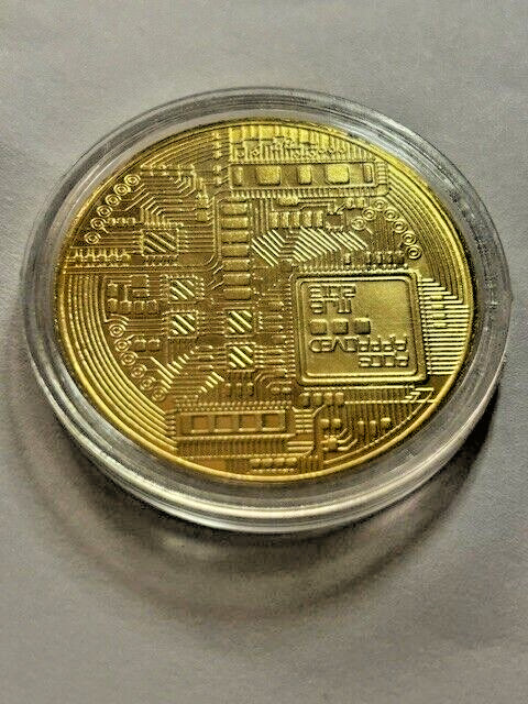 Bitcoin (gold Platted) Coin