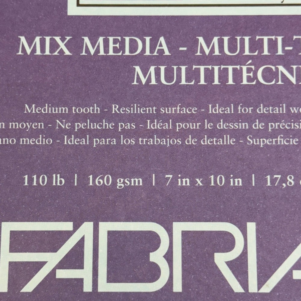 FABRIANO I264 (5 PACK) 7" x 10" Mix Media - Multi - Technique 60 Sheets each