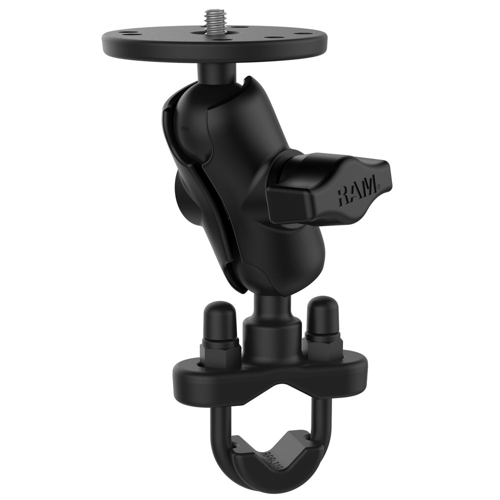 RAM-B-149ZA-C1U RAM Handlebar U-Bolt Double Ball Mount 1/4"-2...