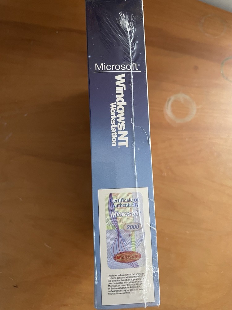 Microsoft Windows NT Workstation 4.0 CD Sealed Box