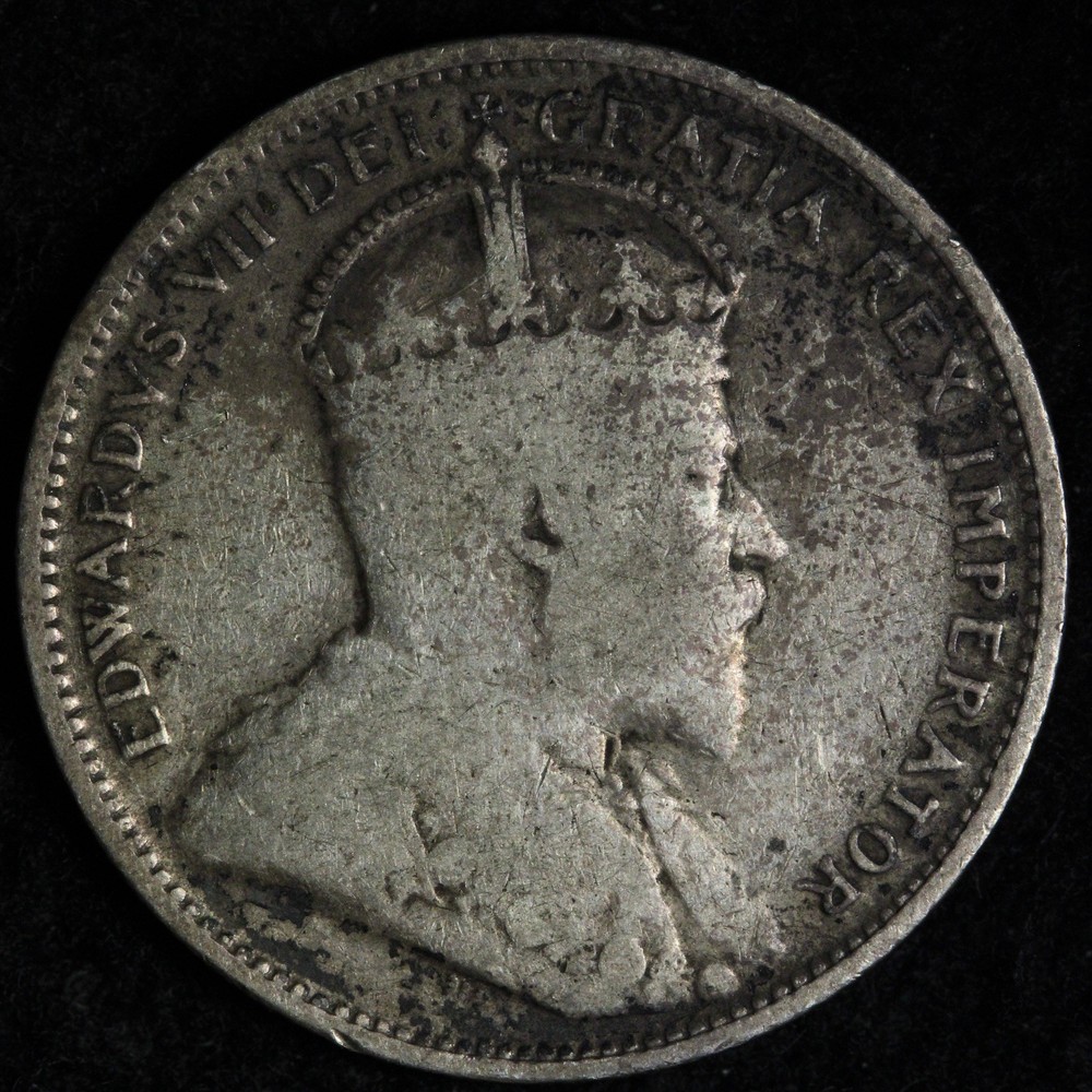 1906 Canada SILVER Twenty Five Cents E325 YAOCH
