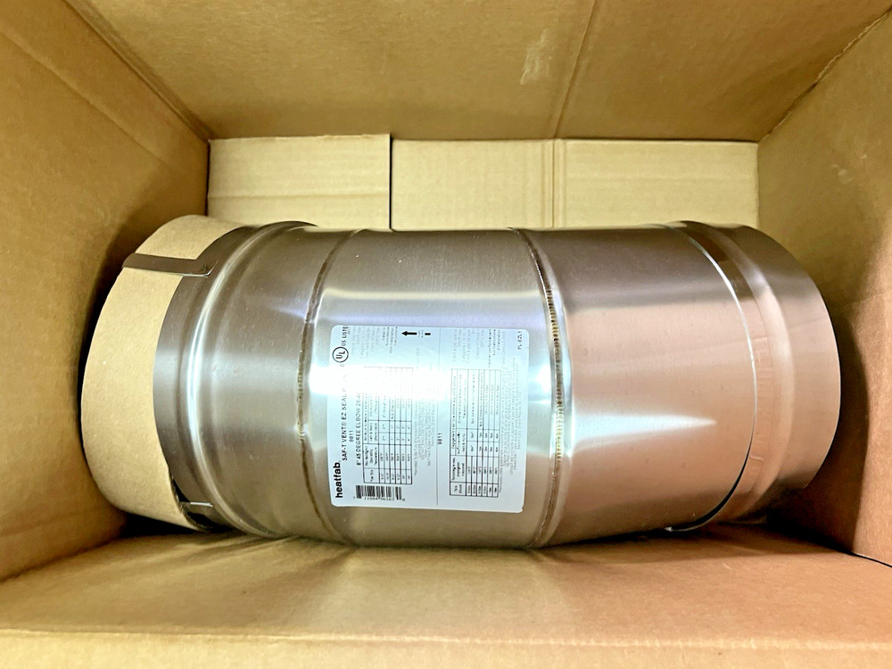 Heat-Fab 8" Saf-T Vent EZ Seal 45 Degree Elbow 29-4c 9811 Stainless Steel NEW