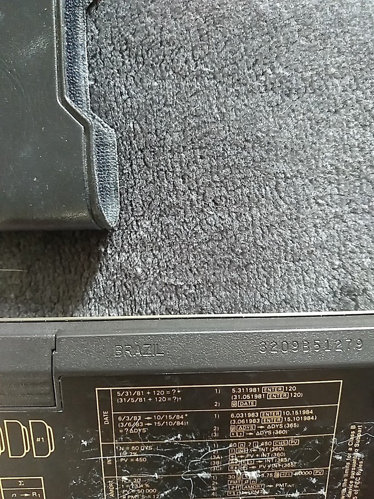 Hewlett Packard 12C Calculator W/Case - Tested