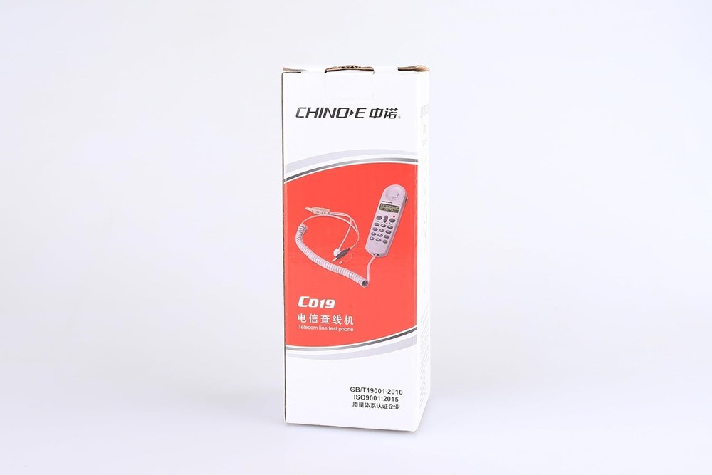 C019 Telephone Phone Line Network Cable Tester Butt Test Lineman Grey