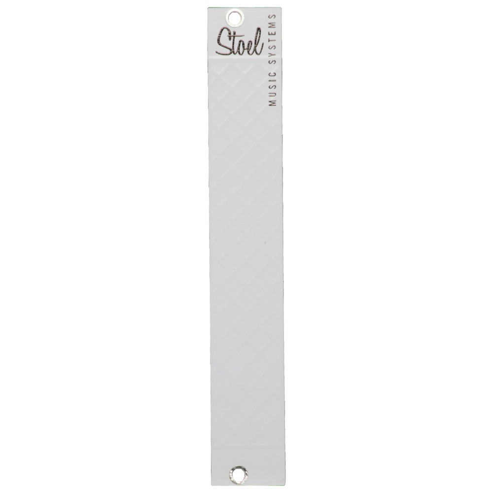Stoel Music Systems 4 HP Blank Panel for Modular Eurorack, White