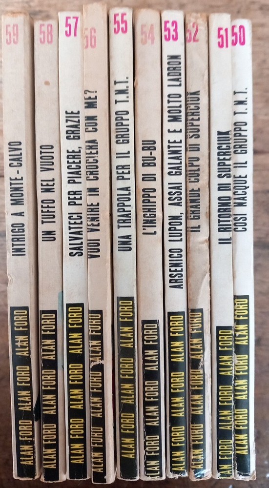 horn comic lot. ALAN FORD 50/59. 1973
