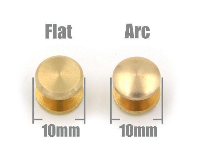 Belt Screws Leather Craft Chicago Nail Brass Solid Rivets Stud Head Wallet Round
