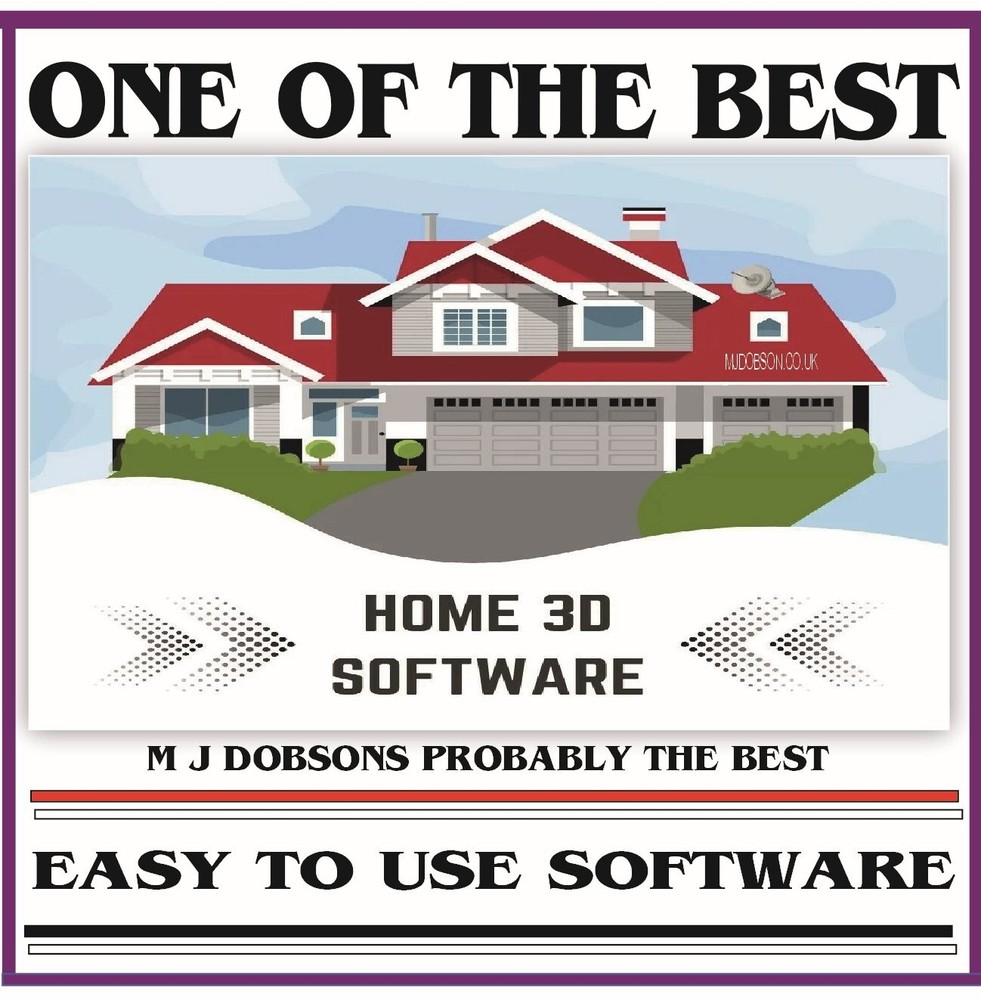 Home Room Design Software – 3D Home & Bathroom Planner USB