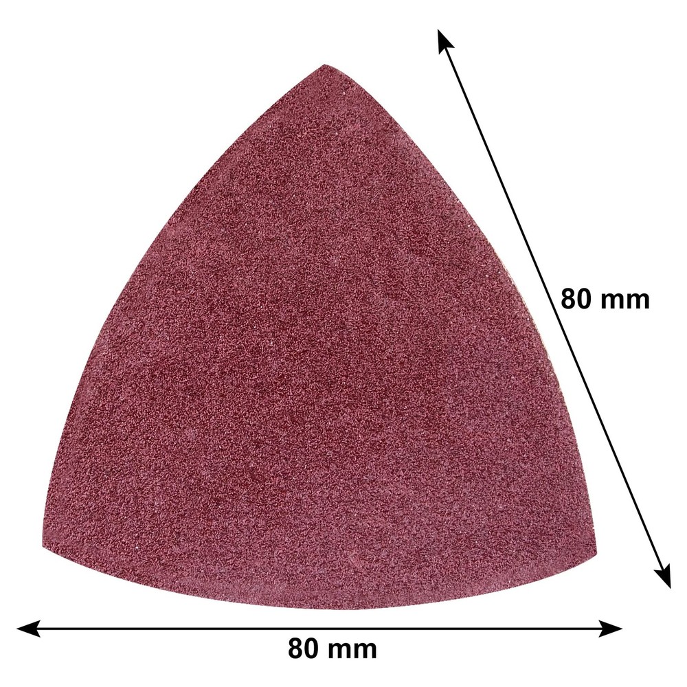 AUSTOR 100 Pieces Triangle Sanding Pads Triangular 3- 1/8 Inch, Assorted