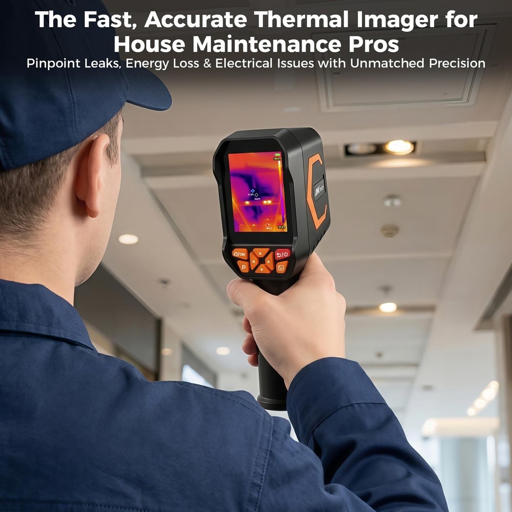 Handheld Dual Lens Thermal Imaging Camera with 2MP Visual Camera, 512×384 S