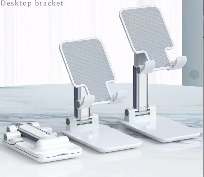 Mobile phone holder folding telescopic desktop lazy tablet
