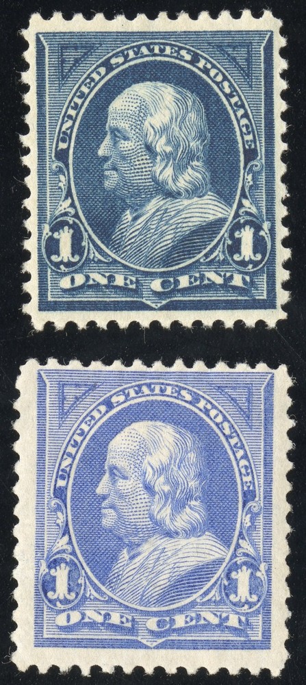 US Stamps # 246, 7 MH VF