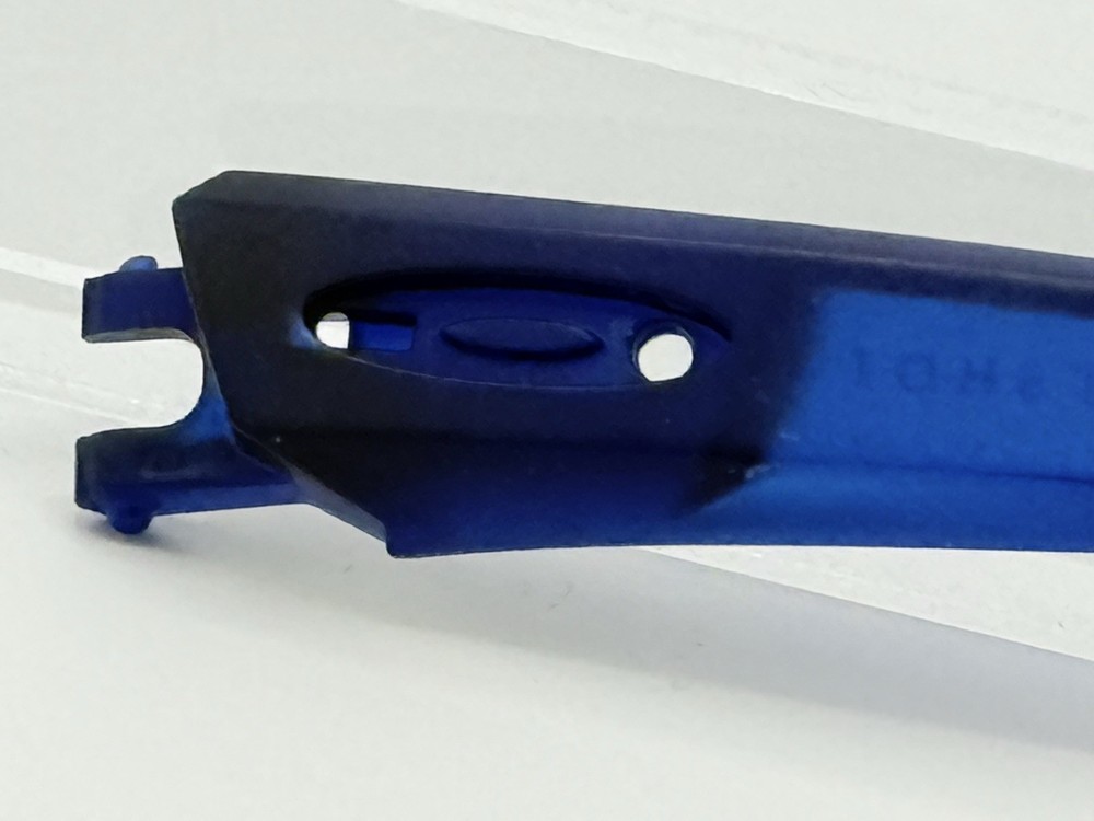 OAKLEY SPLIT SHOT SUNGLASSES REPLACEMENT TRANSLUCENT BLUE LEFT TEMPLE ARM BARE