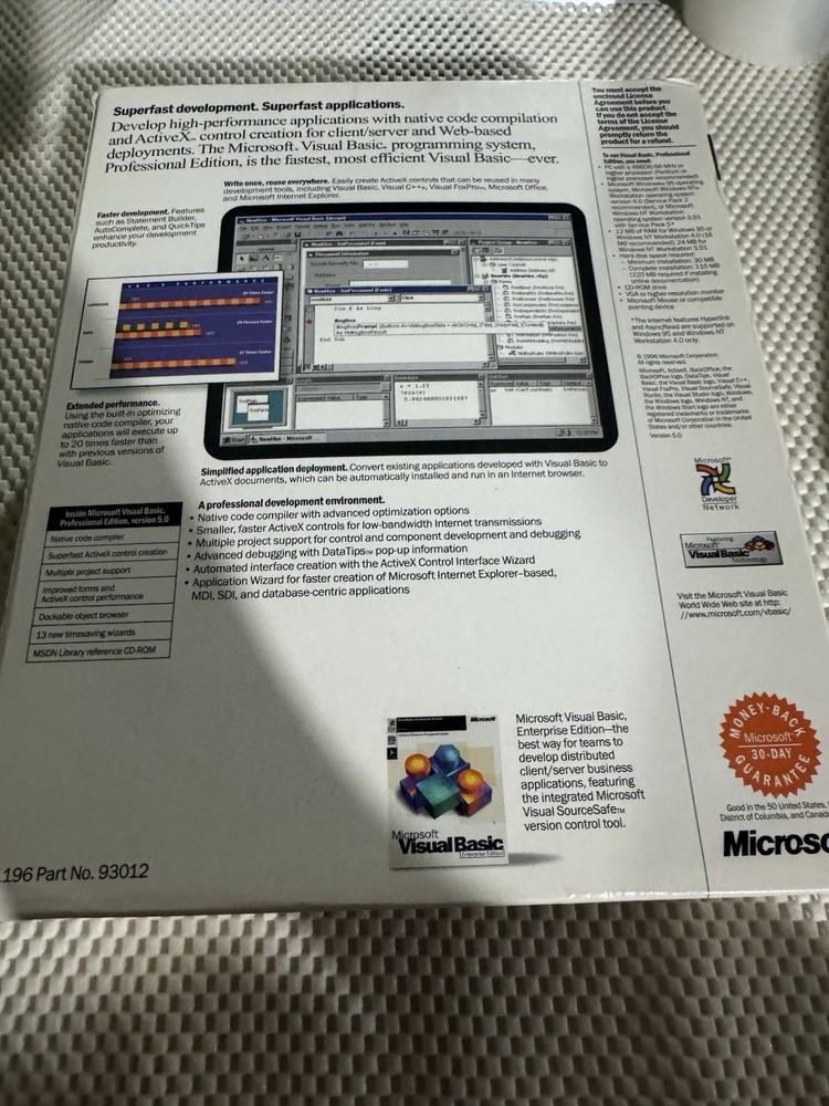 Microsoft Visual Basic Professional Version 5