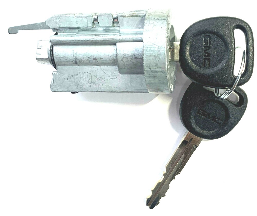 For GMC Canyon 2004-2013 Ignition Lock Cylinder Switch W/2 GMC OEM Logo Keys