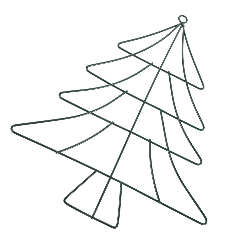 Christmas Tree Yard Decoration DIY Wreath Accessory Floral Making Form