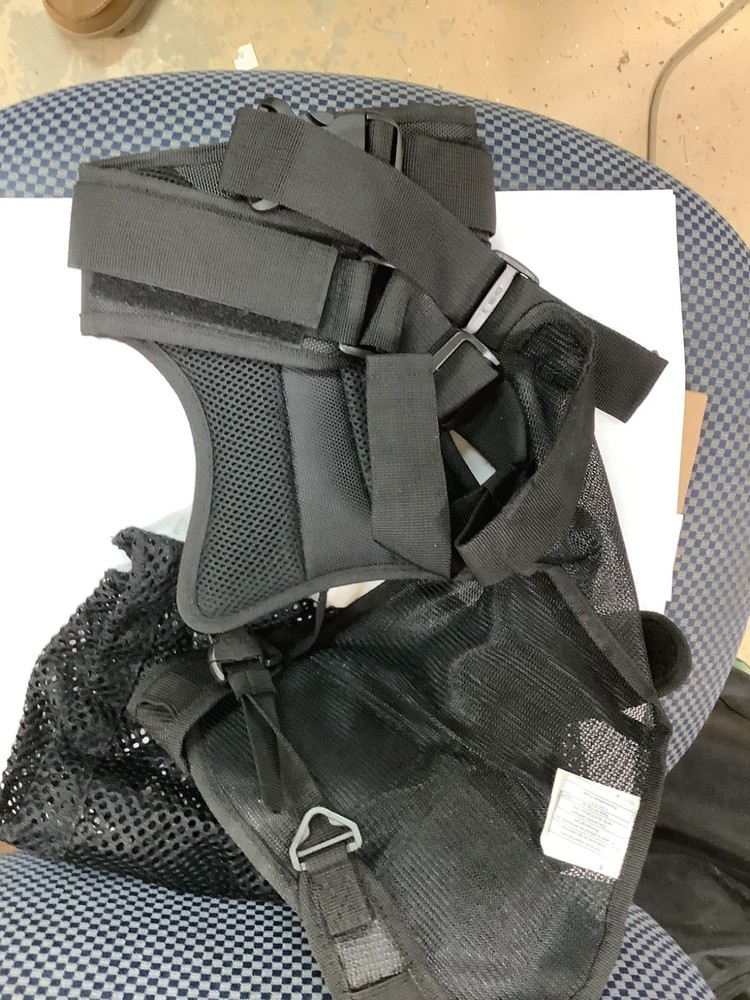 Cotton Camera Holster Harness Chest Black