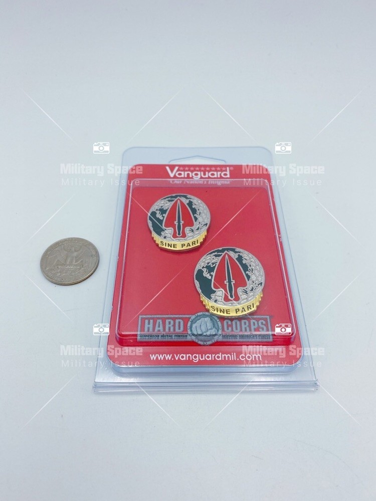 GENUINE U.S. ARMY CREST: US ARMY SPECIAL OPERATIONS COMMAND - SINE PAR