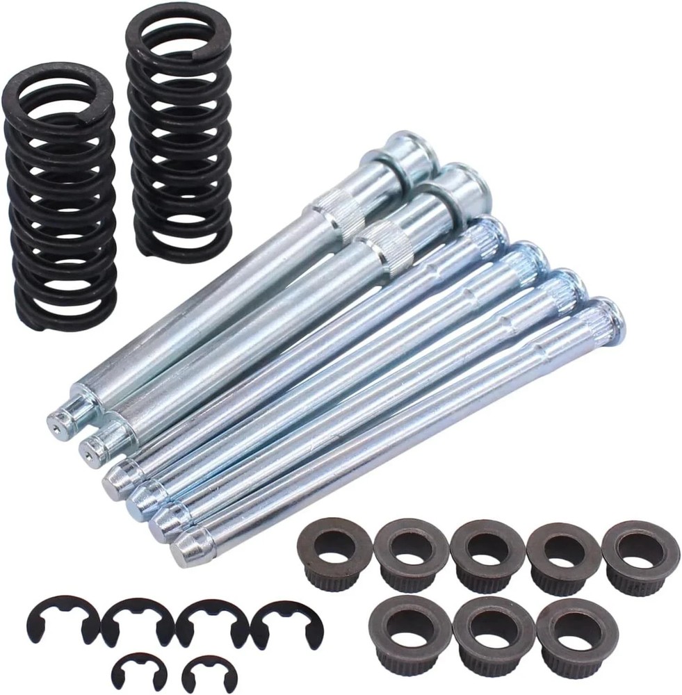 Front Driver & Passenger Side Door Hinge Pin & Bushing Kit For Chevy GMC CK 150