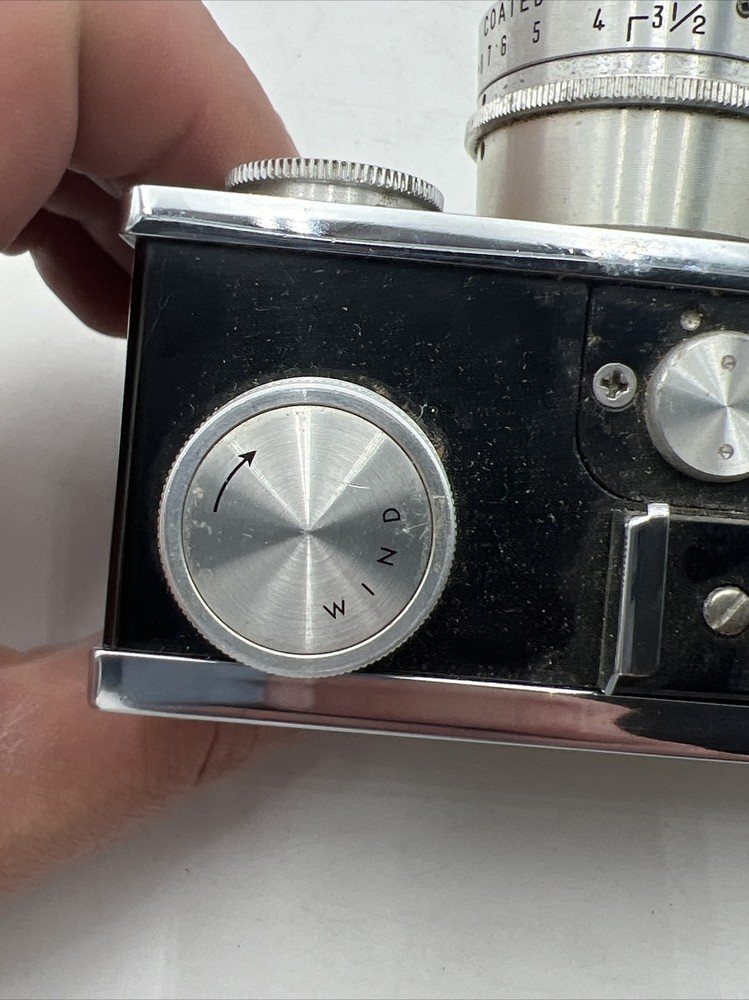 VINTAGE ARGUS 35mm RANGEFINDER W/FLASH FINDER CAMERA + 50mm